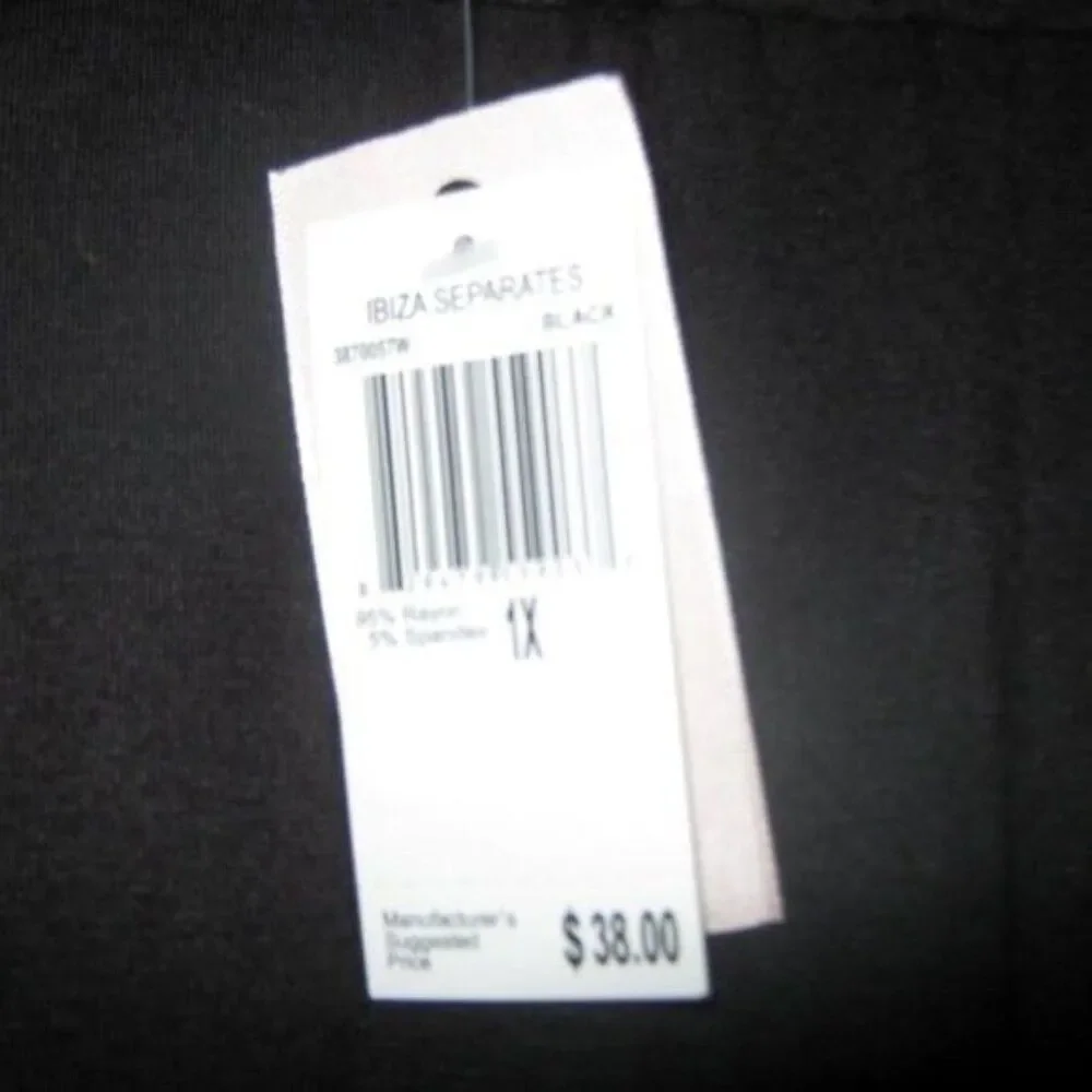 Philosophy Ibiza Seperates Black 1X Skirt NWT